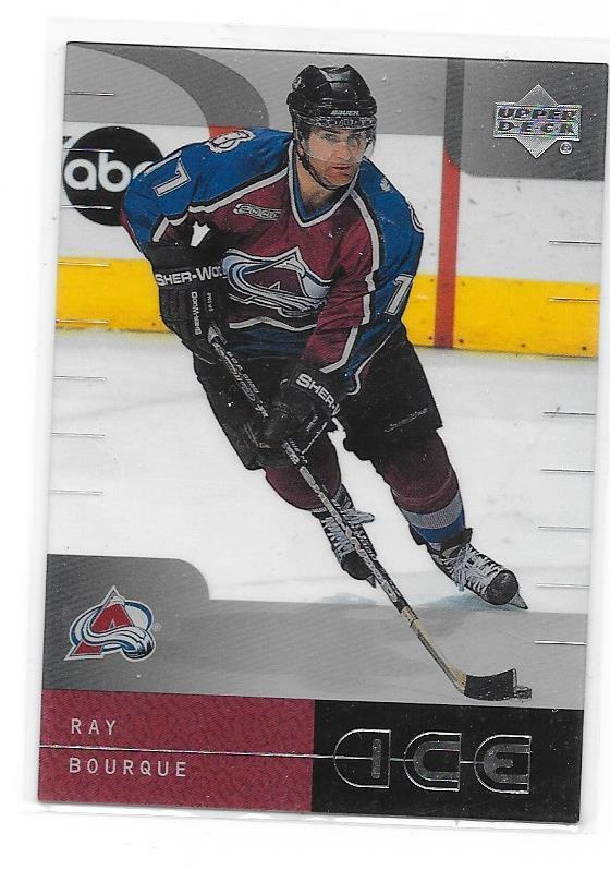 2000-01 Upper Deck Ice #11 Ray Bourque Colorado Avalanche