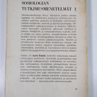 Antti Eskola : Sosiologian tutkimusmenetelmät 1 - pikkukuva 2