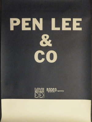 PEN LEE & CO. Love Records PROMOJULISTE vuodelta 1976.
