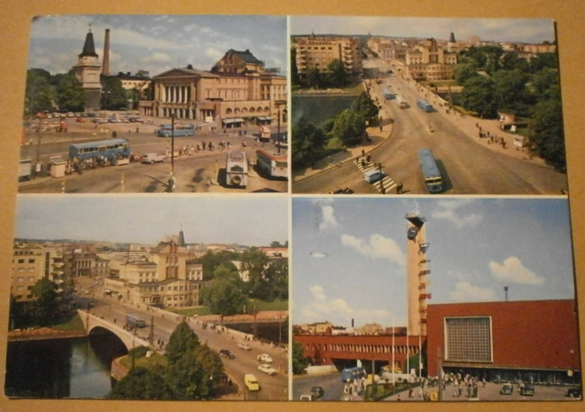 Tampere, vanh. nelikuvakortti, p. 1984