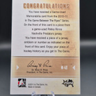 2010-11 ITG BTP PEKKA RINNE JERSEY BLACK GAME USED /120 - pikkukuva 2