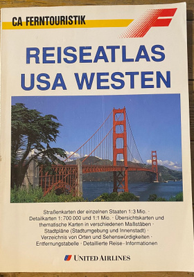 REISEATLAS USA WESTEN
