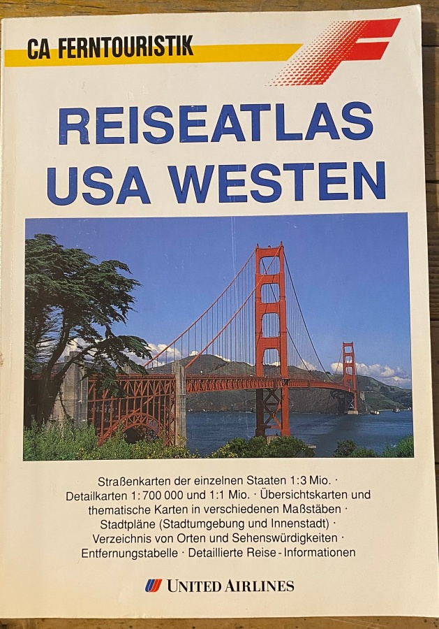 REISEATLAS USA WESTEN