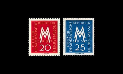 DDR 596-7 ** Leipzigin syysmessut (1957)
