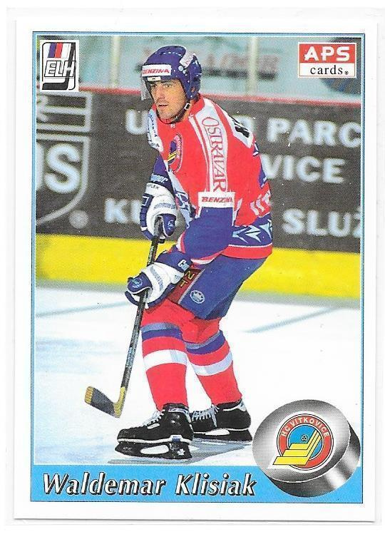 1995-96 APS #312 Waldemar Klisiak Vitkovice ex- Vaasan Sport