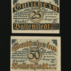 Saksa 25, 50 Pfennig, Ballenstedt 1920 - pikkukuva 1