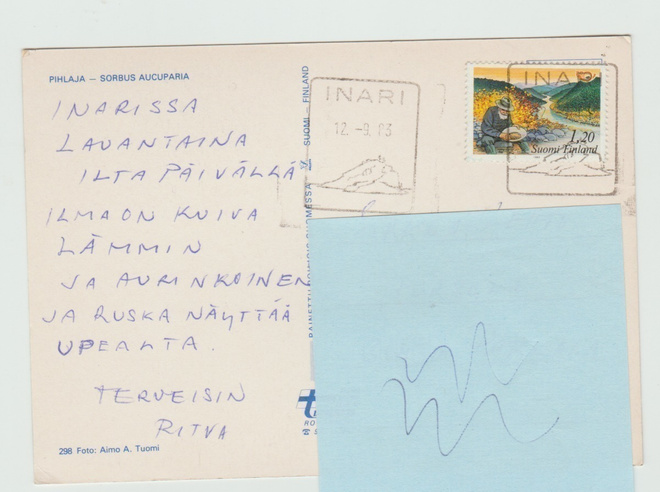 Postileima- INARI 12.-9.83  (R)