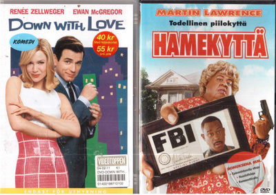 2 KPL DVD ELOKUVIA