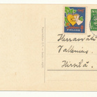 Kuusenoksa käpyineen - kulk. 1945 - pikkukuva 2