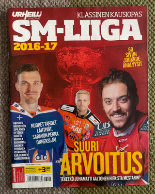 URHEILUSANOMAT SM-LIIGA KAUSIOPAS 2016-2017