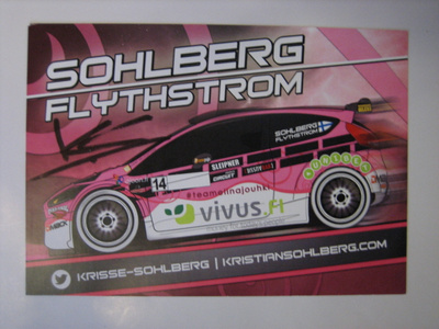 Ford rallikortti 48: Ford Fiesta - Kristian Sohlberg