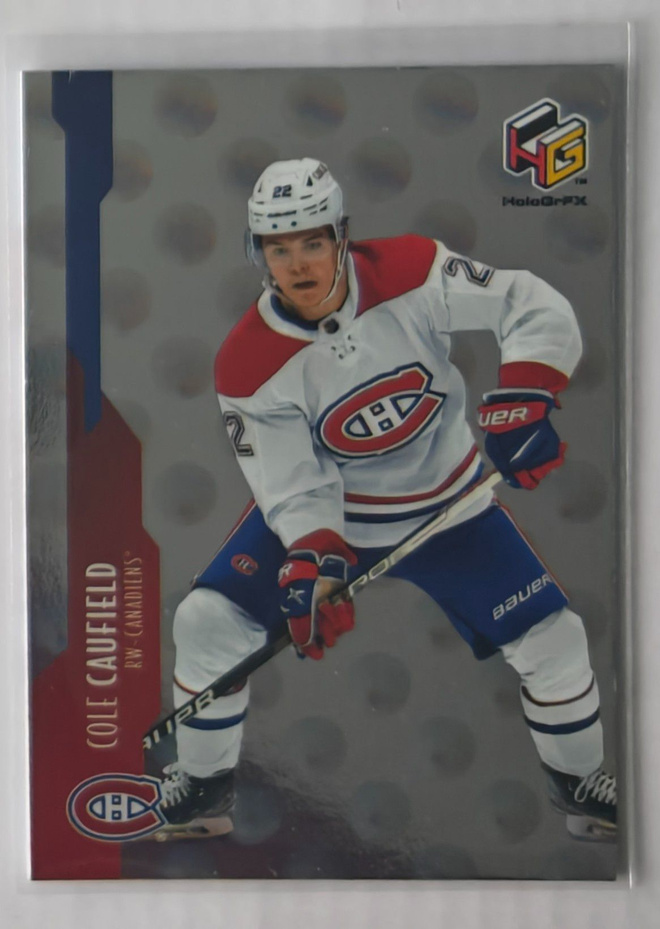 Cole Caufield 2021-22 UD Extended HoloGrFX