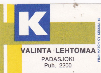 Padasjoki, Valinta Lehtomaa    3/10