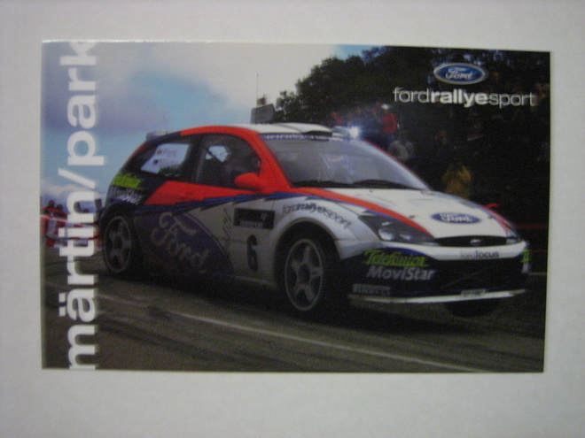 Ford rallikortti 20 B: Ford Focus / Markko Märtin