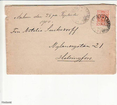 POSTILÄHETYS K.P.X.P N:8     V.1900