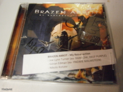BRAZEN ABBOT - MY RESURRECTION CD KOLMELLA NIMMARILLA