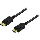 Deltaco DisplayPort kaapeli, uros-uros, kullattu, 1m, musta - pikkukuva 3
