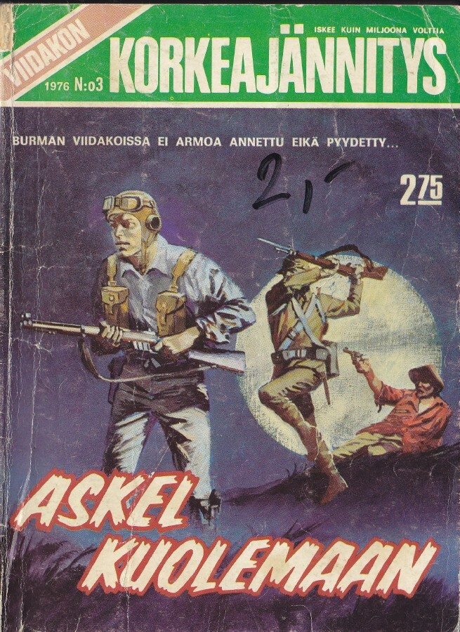 Viidakon Korkeajännitys 3/1976 Askel kuolemaan