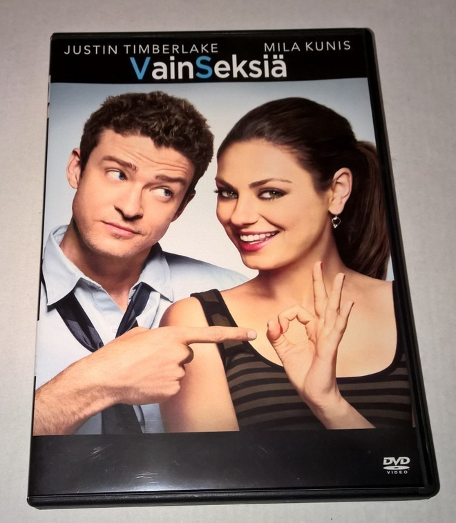 VAIN SEKSIÄ    JUSTIN TIMBERLAKE MILA KUNIS   DVD