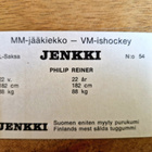 MM Jääkiekko 72 Hellas Jenkki Purkkakuva. no 54 - pikkukuva 2