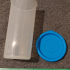 Tupperware muki läpinäkyvä + turkoosi tiivis kansi - pikkukuva 3