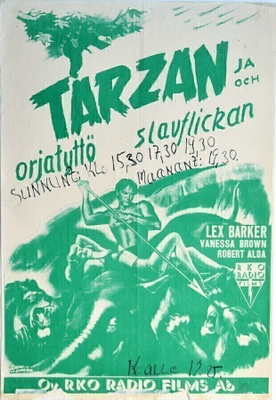 Elokuvajuliste: Tarzan ja orjatyttö