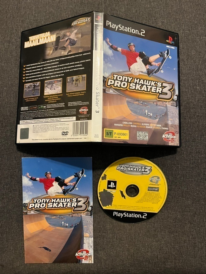 Tony Hawk's Pro Skater 3 PS2 (Suomijulkaisu)