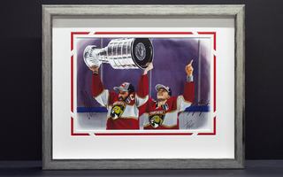 9. Stanley Cup taulu,  Barkov ja Lundell nimmareilla