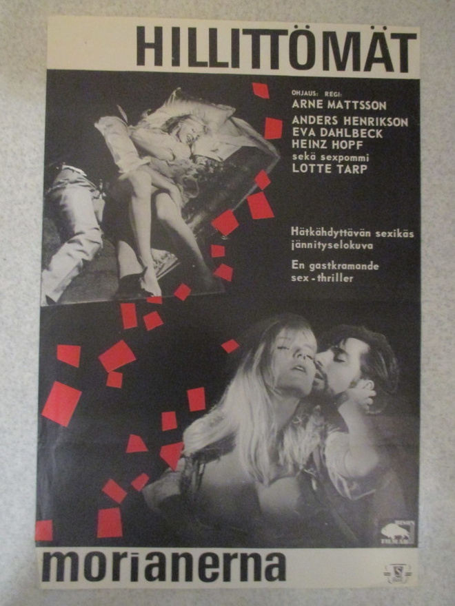 Hillittömät (Arne Mattsson, 1965) - vanha elokuvajuliste