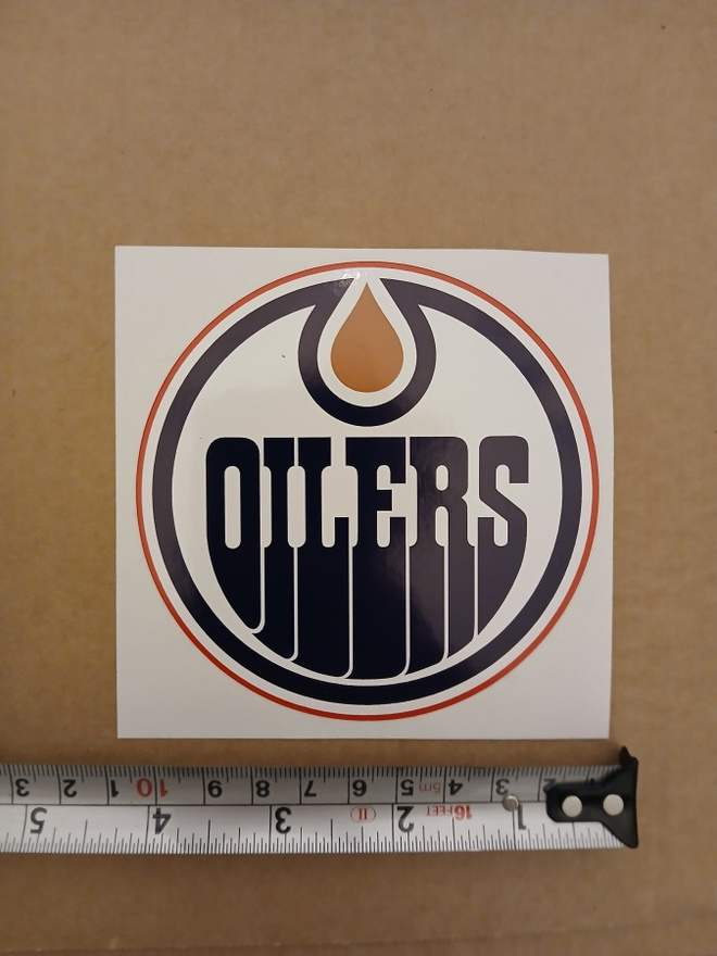 Edmonton Oilers - NHL vinyylitarra