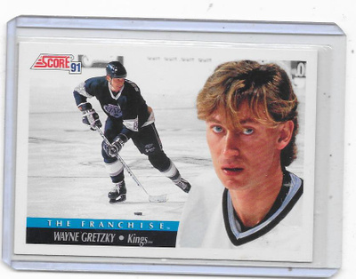 91-92 Score USA The Franchise #422 Wayne Gretzky , LA Kings