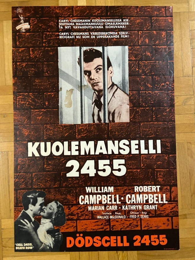 Vanha elokuvajuliste: Kuolemanselli 2455