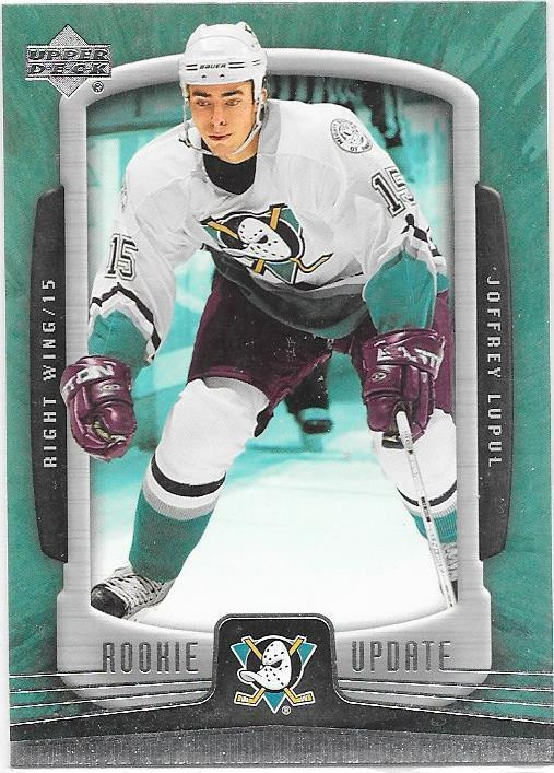 2005-06 UD Rookie Update #3 Joffrey Lupul Anaheim Ducks