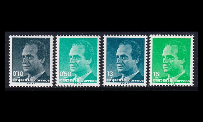 Espanja 2888-91 ** Käyttösarja Carlos I (1989)