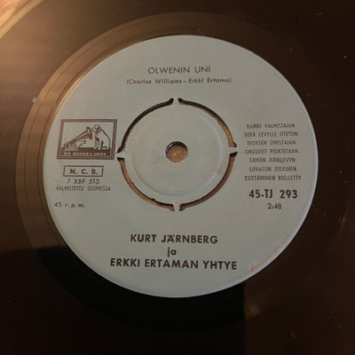 KURT JÄRNBERG: Olwenin uni * Luostarin puu…. * FIN 1964