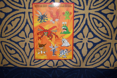 Postikortti Digimon digital monsters tarra digimoneja
