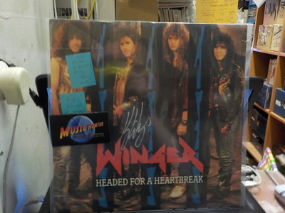 WINGER - HEADED FOR A HEARTBREAK 12"MAXI KIP NIMMARI EX+/EX