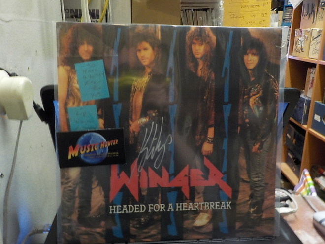 WINGER - HEADED FOR A HEARTBREAK 12"MAXI KIP NIMMARI EX+/EX