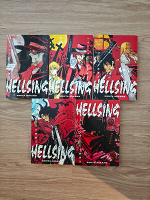 Hellsing manga-sarja, suomeksi, Numerot 1-5