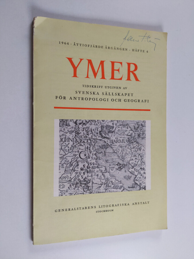 Ymer : Svenska sällskapet för antropologi och geografi
