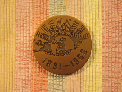 Pohjola 1891-1966 mitali.Suunn.Kalervo Kallio.