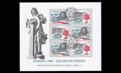 Monaco 2178-9BL63 o Europa keksinnöt ja löydöt (1994)