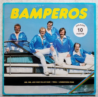 BAMPEROS: Juhlalevy 10 vuotta – VIP LP 1983 - Veikko Samuli