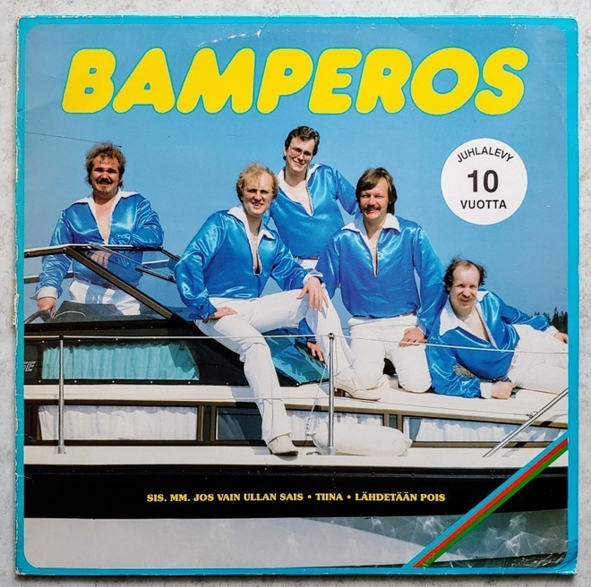 BAMPEROS: Juhlalevy 10 vuotta – VIP LP 1983 - Veikko Samuli