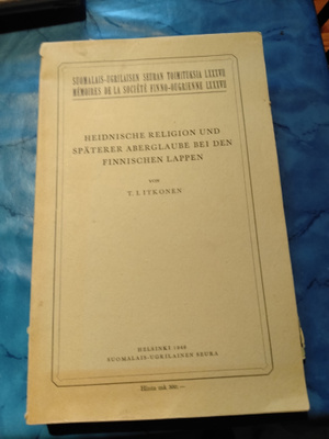 t j itkonen heidnische religion und späterer aberglaube bei