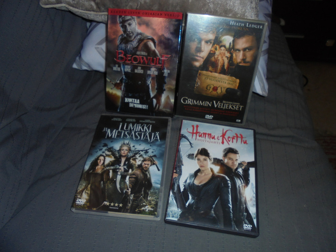 DVD elokuvia 4kpl Fantasiaa