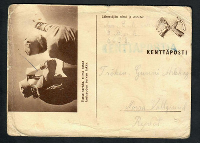 Kenttäpostia vuodelta 1941