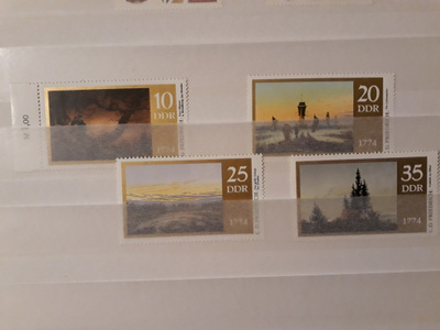DDR 1974 - Maalauksia Friedrich (4) ++