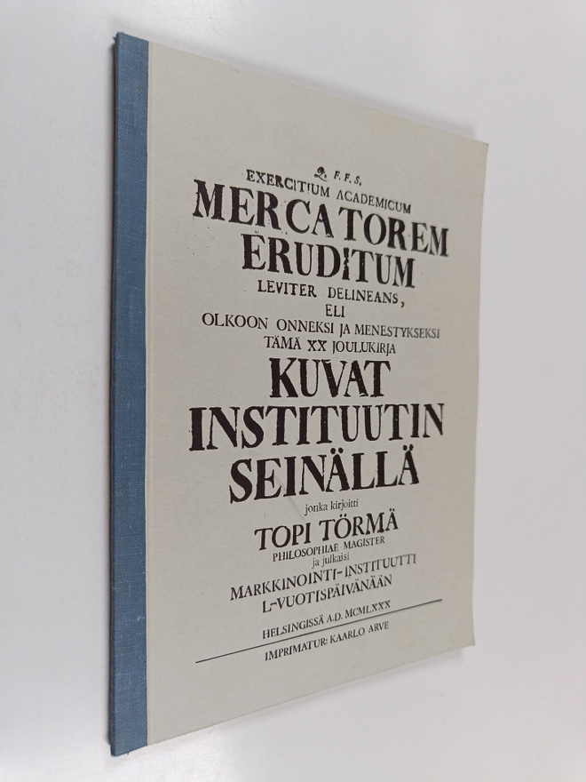 Topi Törmä : Kuvat instituutin seinällä (numeroitu)