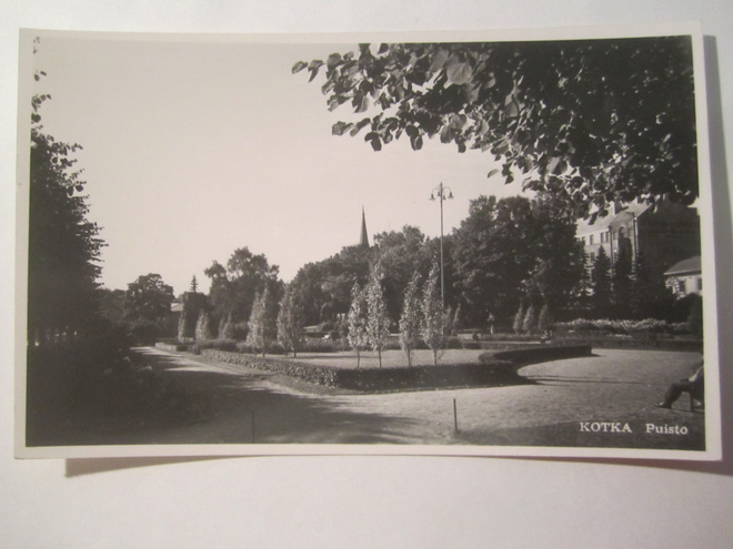VANHA Postikortti Kotka 1950-l Alkup.Mallikappale